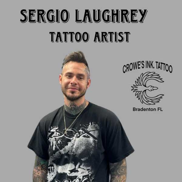Chad Crowe Owner of Crowe's Ink and accomplished tattoo artist
