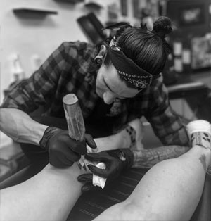 Dylan Cruz tattoo Artist Apprentice at Crowes Ink tattoo studio in Bradenton