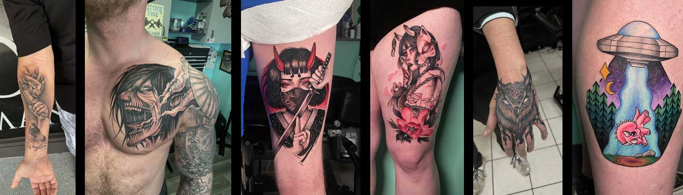 Sergio Laughrey at Crowes Ink Tattoo in Bradenton